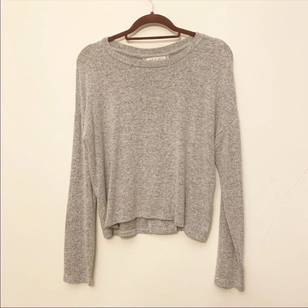 Pink Rose grey long sleeve large